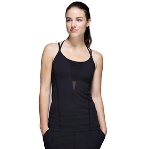 NEW LULULEMON BLACK TANK TOP